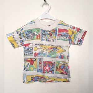 Vintage Rob Roy Batman Superman Comic Book Kids T-Shirt